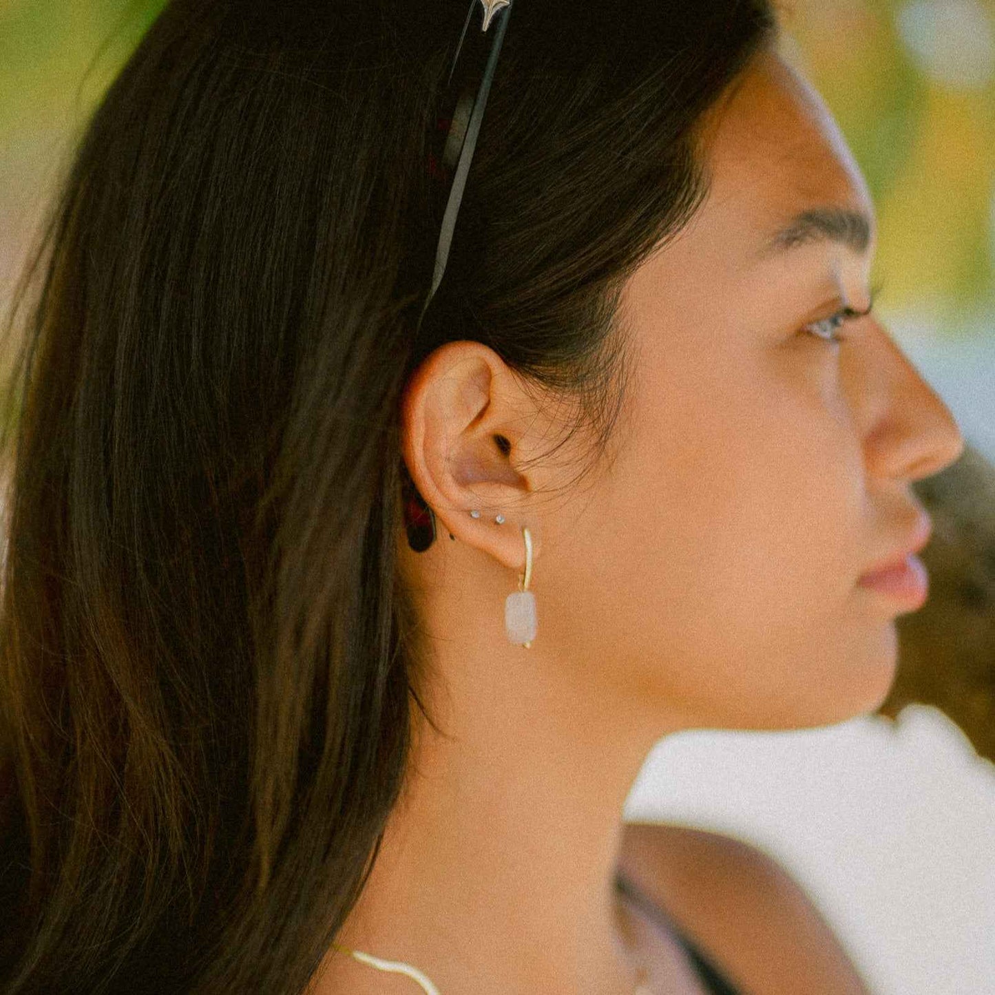 Rosa Quartz Earrings
