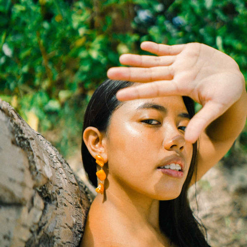 Ariela Mother of Pearl Danglers