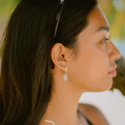 Rosa Quartz Earrings