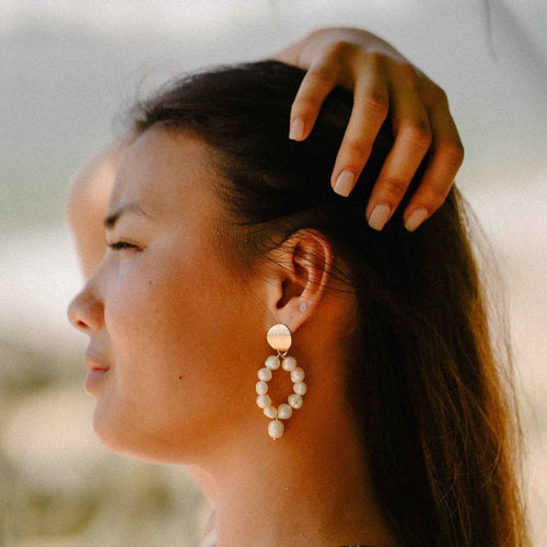 Adeliz Baroque Pearl Earrings