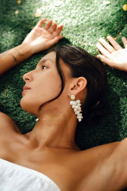 Moon Cascade Earrings