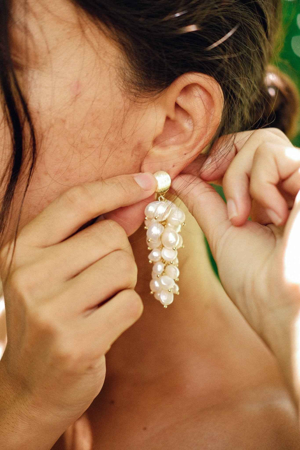 Moon Cascade Earrings