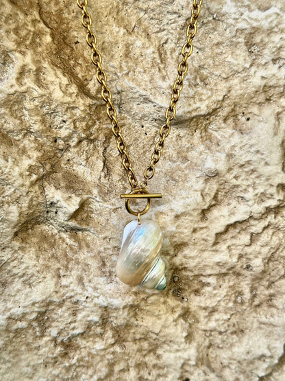Sunken Island Shell  Necklace