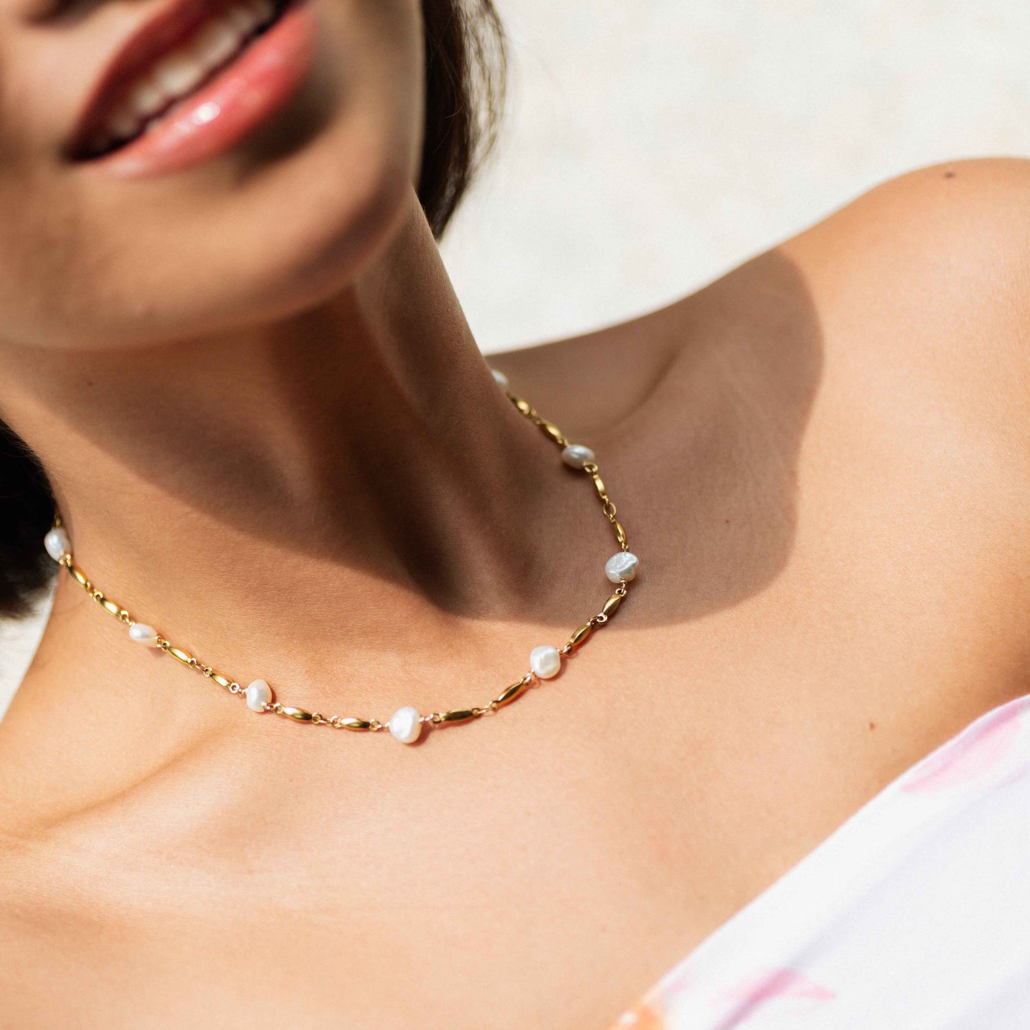 Sunset Keshi Choker