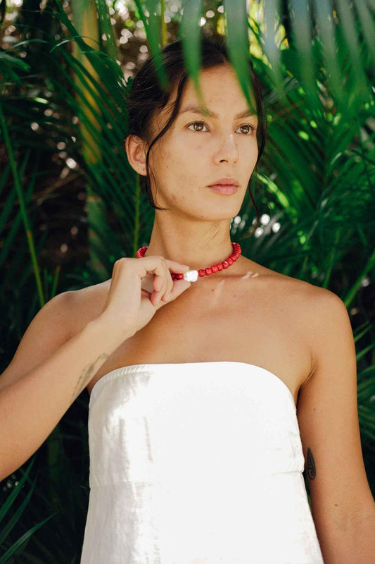 Molten Pearl Necklace