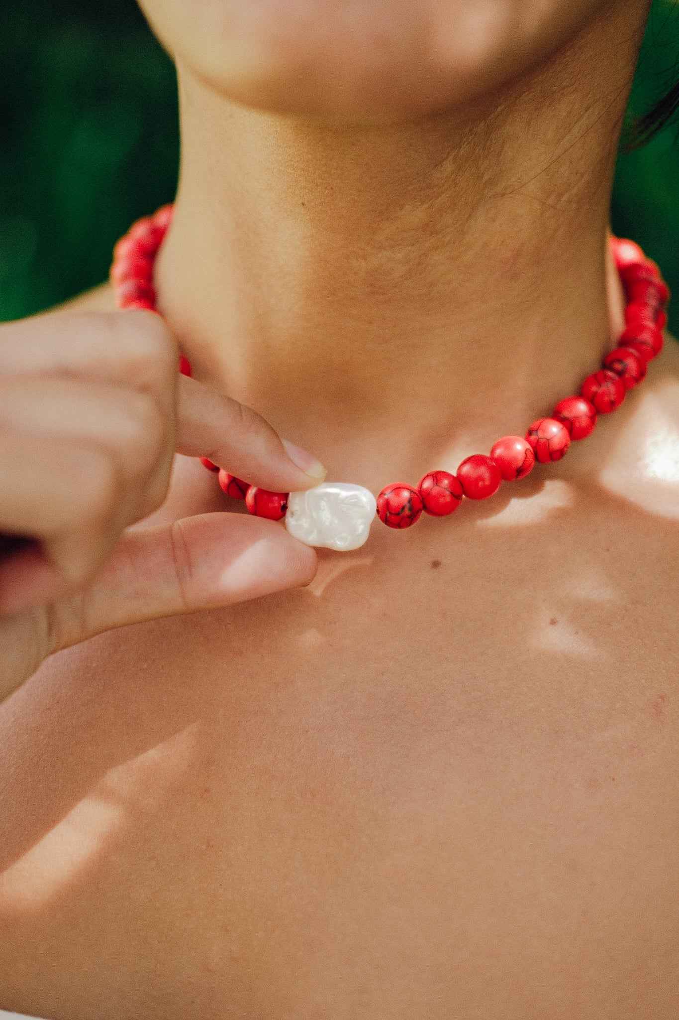 Molten Pearl Necklace